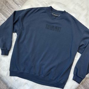 Taylor Swift Eras tour blue crew neck sweatshirt NWOT large
